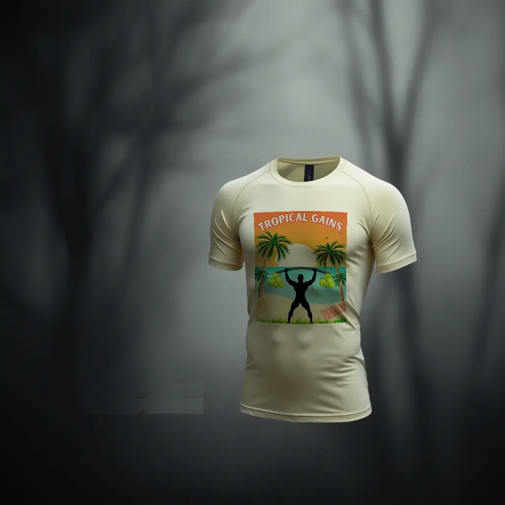 Tropical Gain T-shirt (S, Yellow)