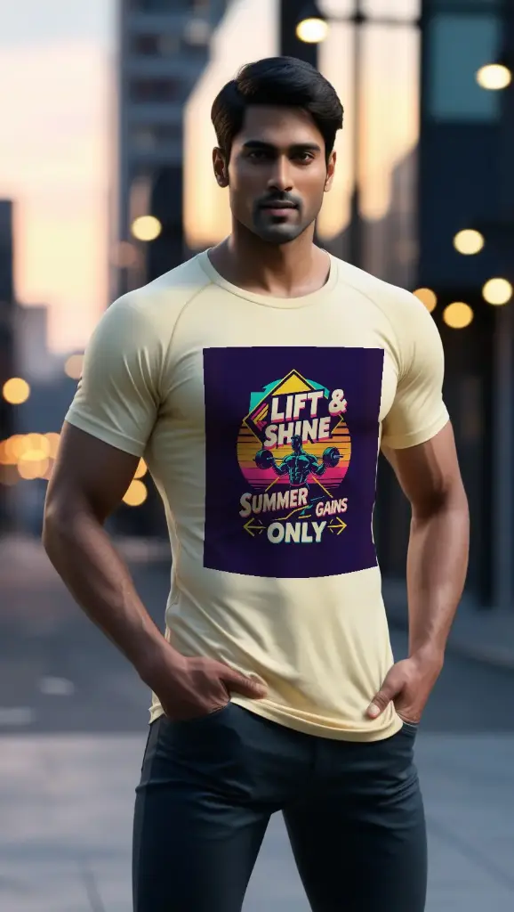 Lift & Shine T-shirt (S, Yellow)