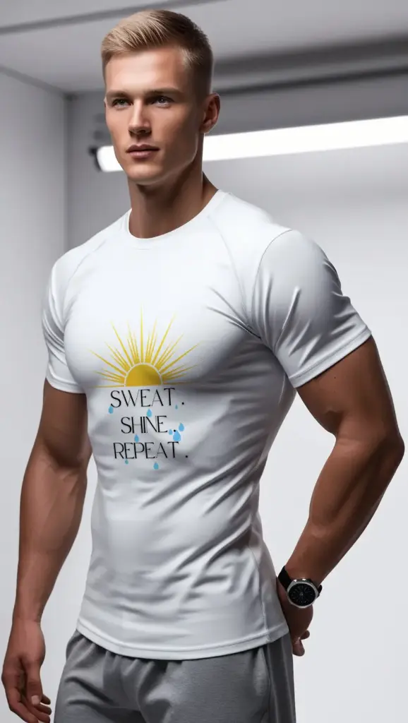 Sweat Shine Repeat T-shirt (S)