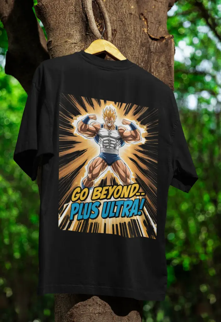 Plus Ultra Oversized T-shirt (Black, S)