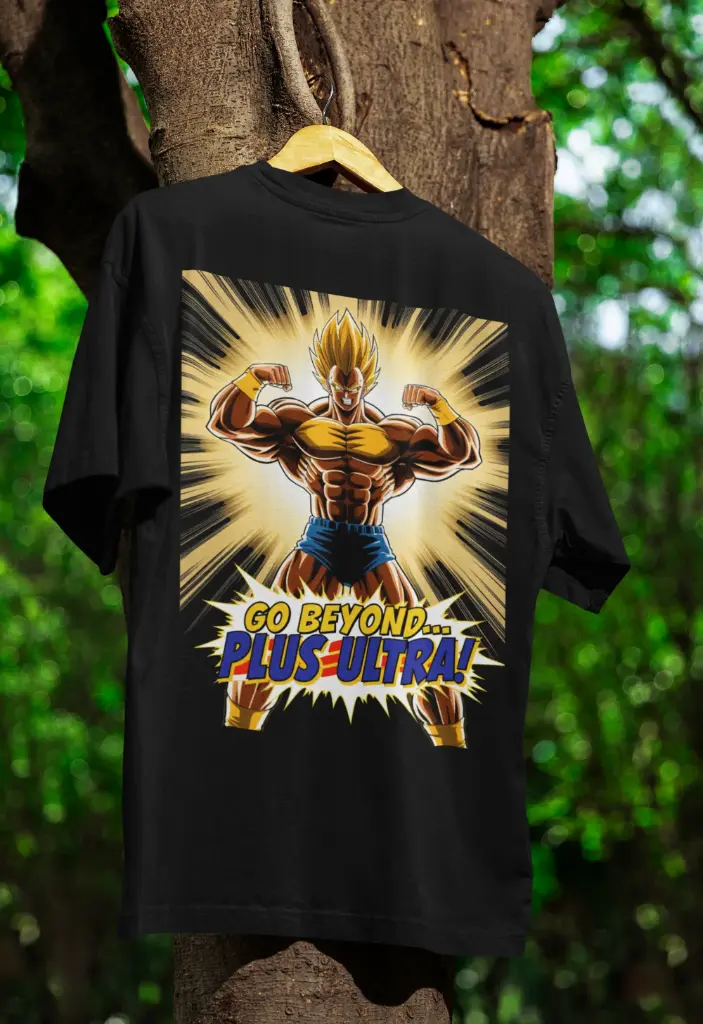 Ultra Plus Oversized T-shirt (S, Black)